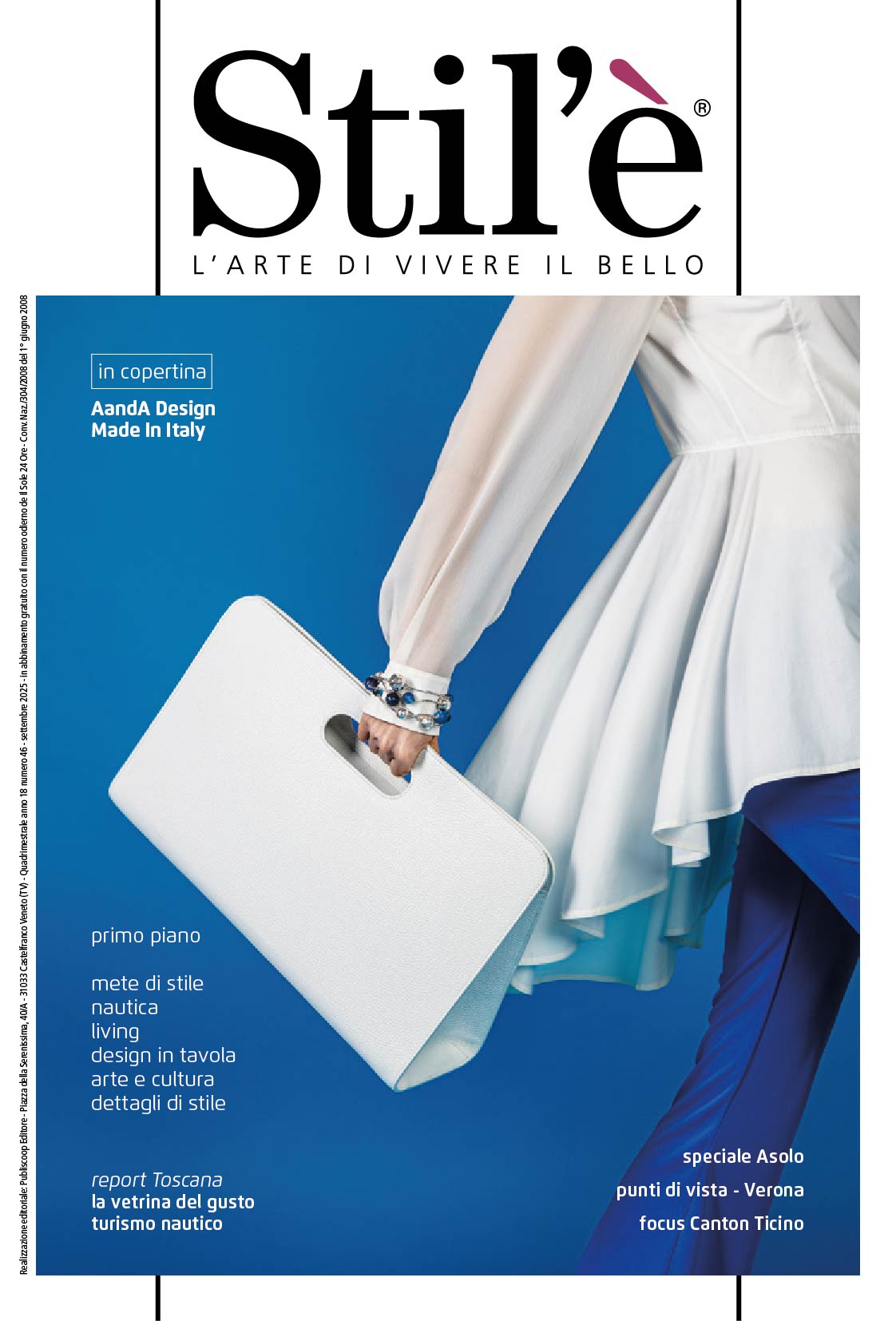 STIL'È rivista design de il Sole 24 ore settembre-2025 copertina